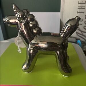 Chromed inflatable unicorn